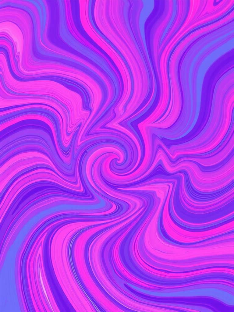create an abstract vibrant swirl pattern with bold pink, purple, and blue hues using a 50mm lens, f/1.8 aperture, ISO 200, shooting from a top-down view with a DSLR camera for enhanced detail and clarity