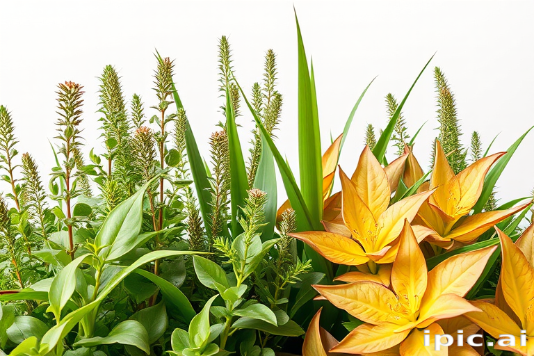 plants no background
