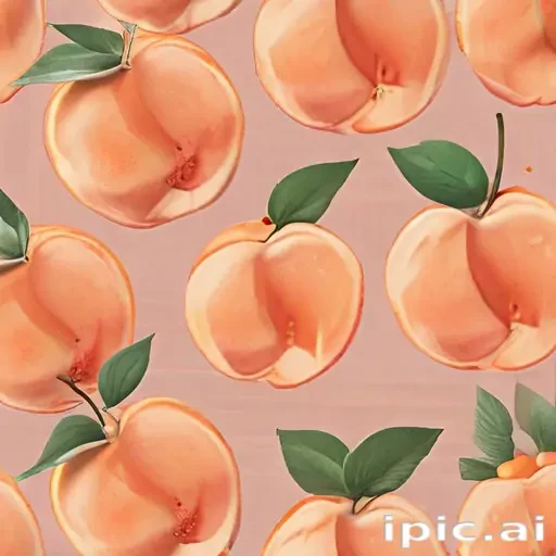 peach background aesthetic
