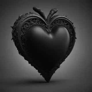 black heart image