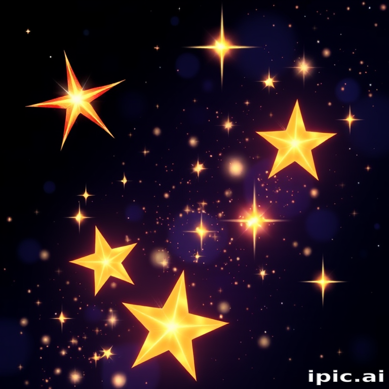 sparkling stars png