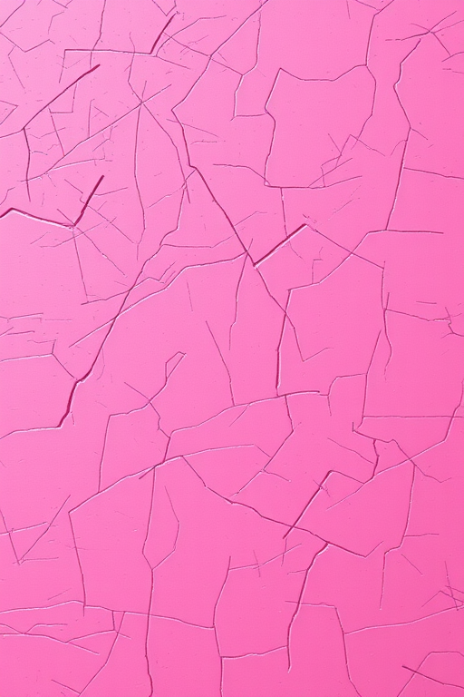 Generate a high-resolution abstract texture with a vibrant pink background and intricate scratch-like patterns, using a Canon EOS R5 camera, 50mm lens, f/1.8 aperture, ISO 100, and a studio lighting setup for enhanced clarity and detail.