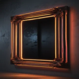 neon frame