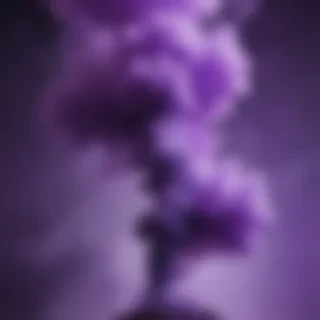 purple smoke png