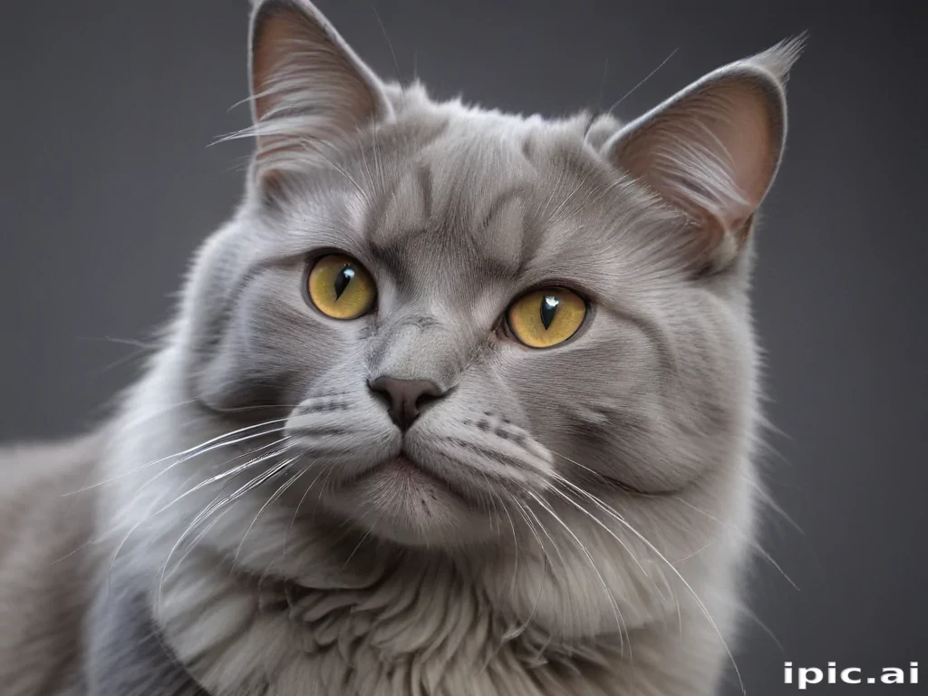 grey cat