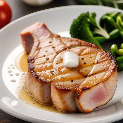 how much sodium is in pork chops
