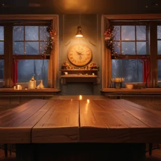 background with table