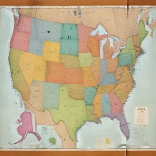 map united states