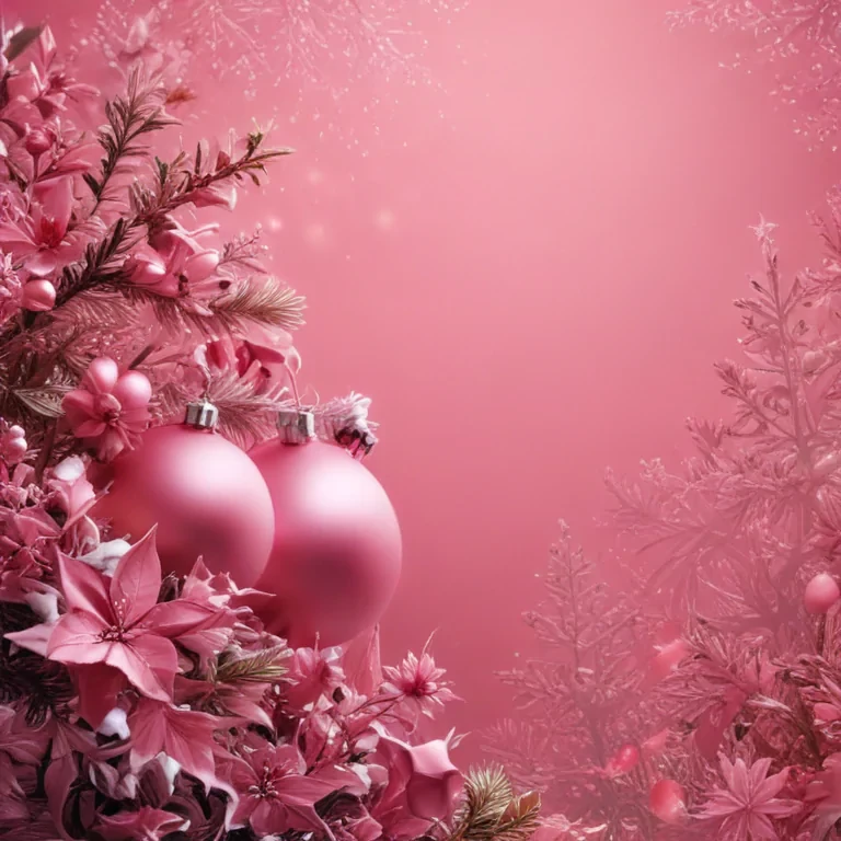 christmas background pink