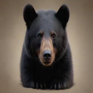 black bear png