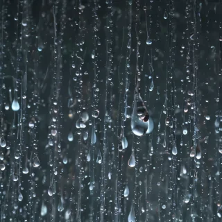 water droplets transparent