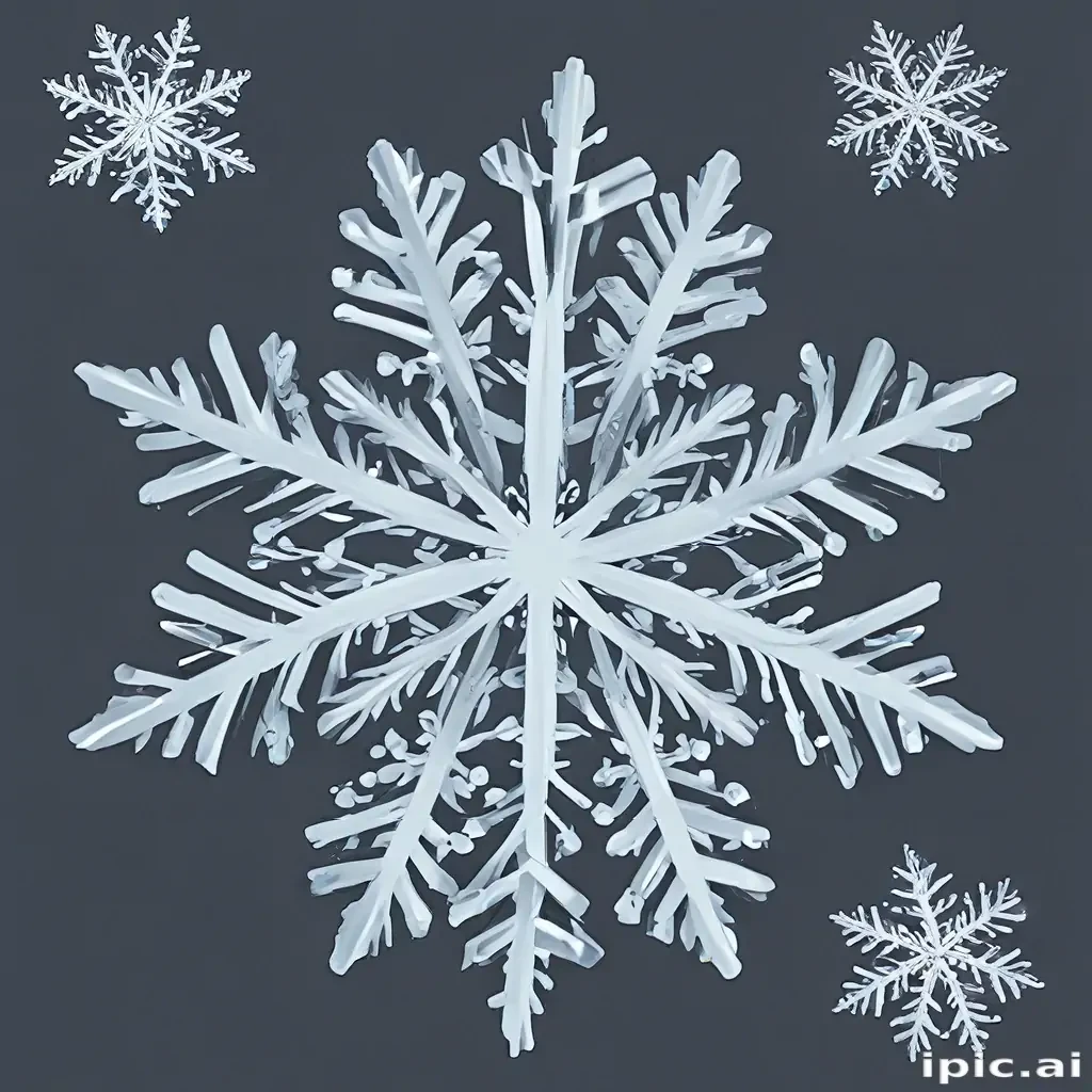 snowflake clipart free