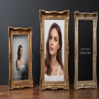 transparent photo frame