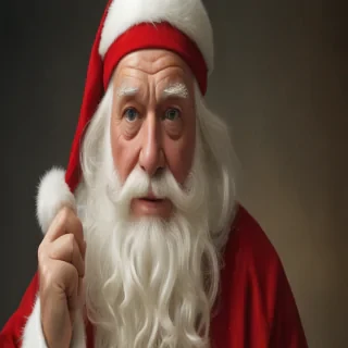 images of vintage santa