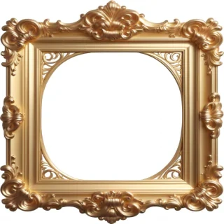 gold frame png transparent