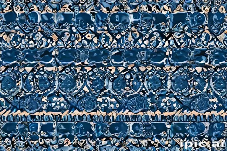 blue pattern background