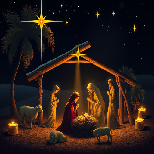 manger scene images free