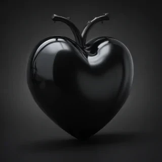 black heart image