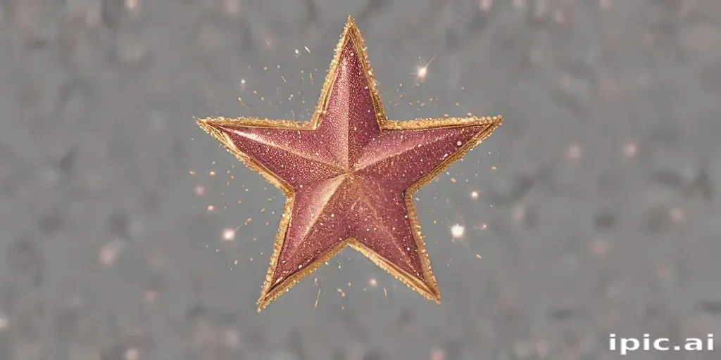 glitter star png
