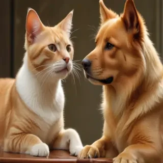 cat and dog