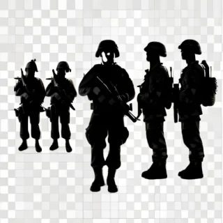 soldier silhouette png