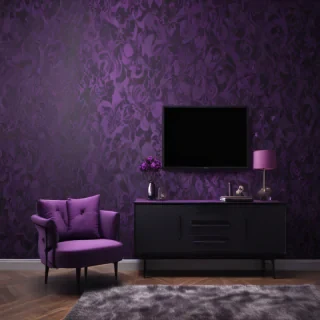 purple and black wallpaper