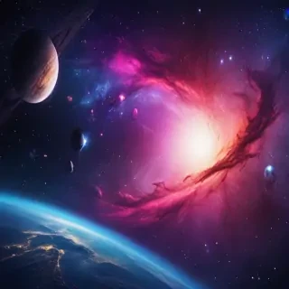 space galaxy background