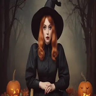 vintage witch images