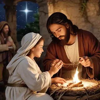 merry christmas jesus images
