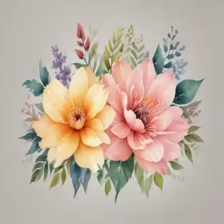 watercolor flowers png