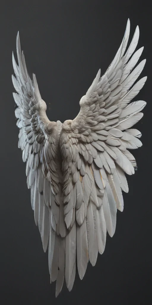 realistic angel wings png