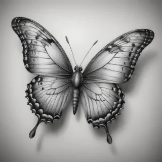 buterfly sketch