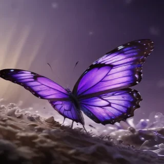 wallpaper purple butterfly