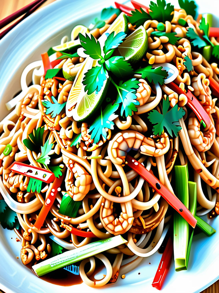 pad thai with hoisin sauce