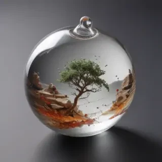 transparent bomb