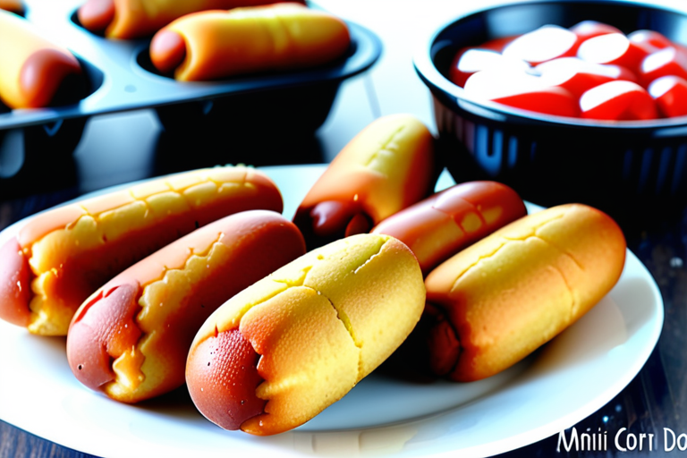 mini corn dogs in airfryer