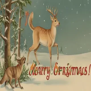 vintage merry christmas image