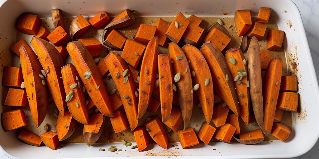sweet potato and carrot roasted