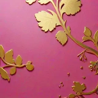 pink and gold background