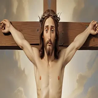 a picture of jesus on the cross