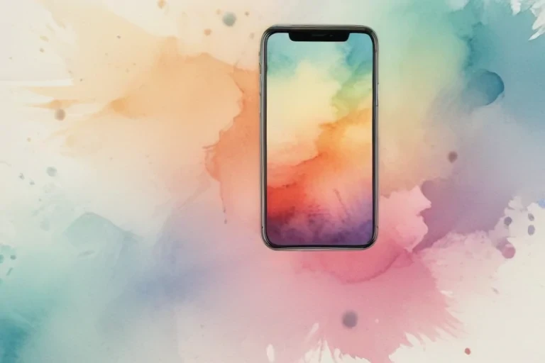 watercolor phone background