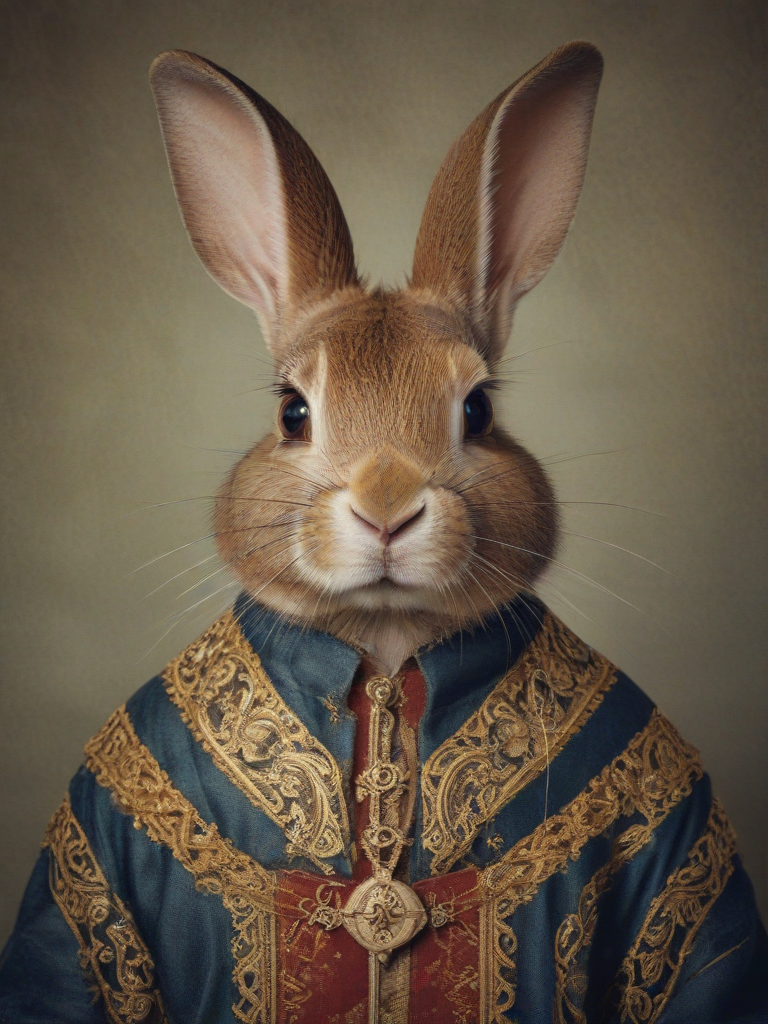 King Rabbit Icon A king rabbit