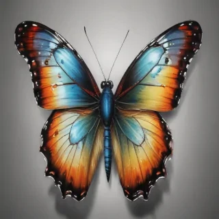 butterfly drawling