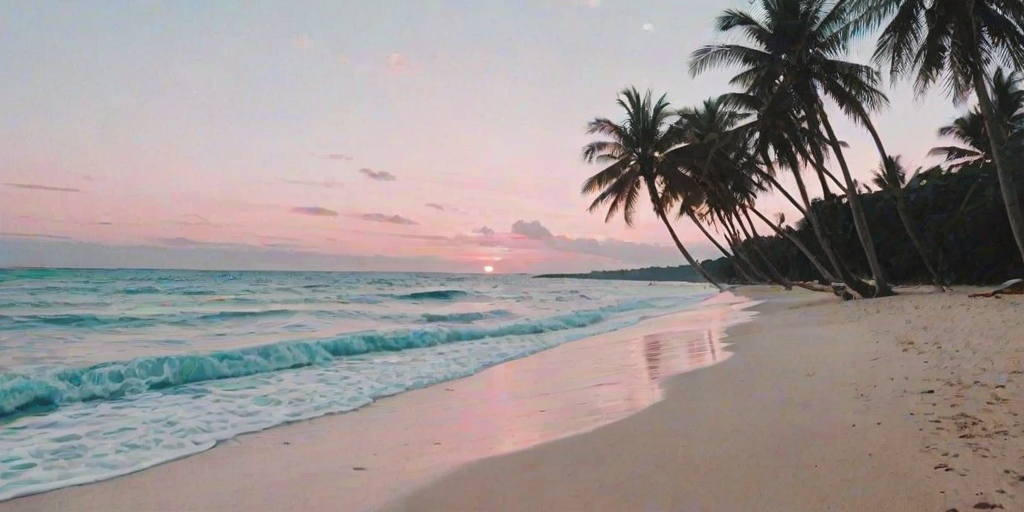 aesthetic beach background