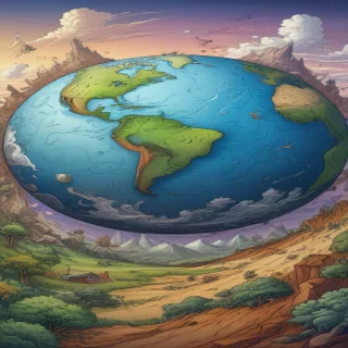 earth cartoon drawing