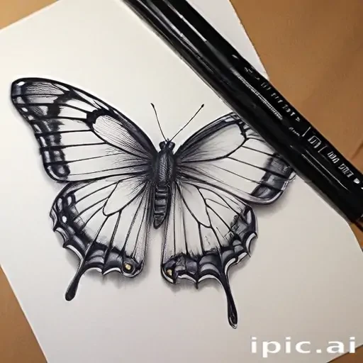 drawing pic of butterfly