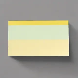 sticky note with transparent background