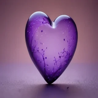 purple hearts wallpaper