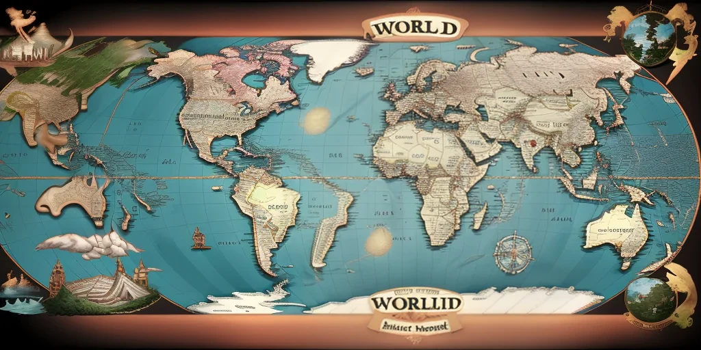 world map picture