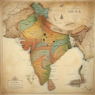 map of india